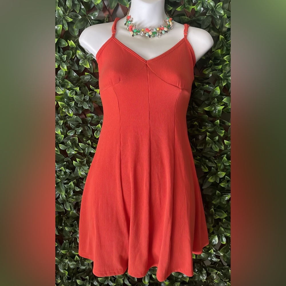 Coral dress
